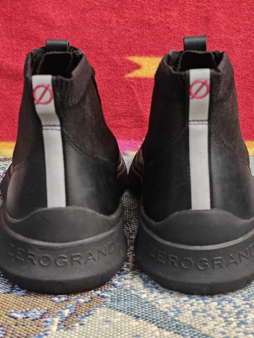 Cole Haan Men's 11.5 Generation ZeroGrand Black Lace-Up High Top Shoes C32419 - Picture 7 of 11